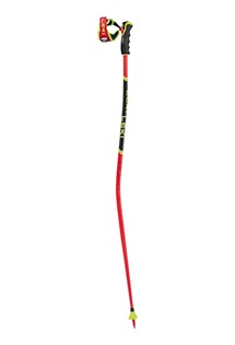 LEKI Poles, WCR TBS GS 3D, bright red-black-neonyellow, 110