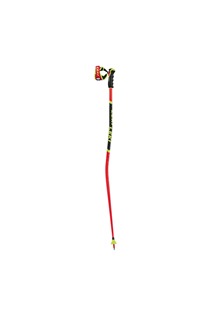 LEKI Poles, WCR GS 3D, bright red-black-neonyellow, 120