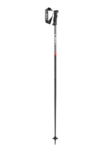 LEKI QNTM, black-light anthracite-bright red, 110 cm