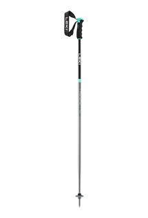 LEKI Neolite Airfoil Women, gunmetal-black-light turquoise, 105 cm