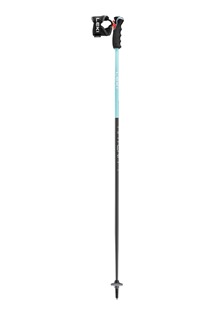 LEKI Artena Airfoil 3D, dark anthracite-light turquoise-white, 105 cm