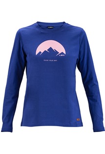 LEKI Longsleeve LEKI Women, dark denim-papaya punch, L