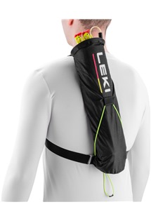 LEKI Trail Running Quiver , black-bright red-neonyellow, One size