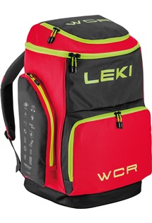 LEKI Skiboot Bag WCR / 85L , bright red-black-neonyellow, 60 x 40 x 35 cm