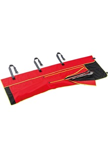 LEKI Ski Wrap Bag Alpine, fluorescent red-black-neonyellow, 210 cm