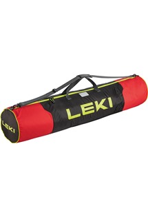 LEKI Pole Bag, bright red-black-neonyellow, 140 cm