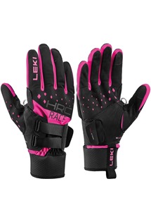 LEKI HRC Race Shark, black-pink , 6.0