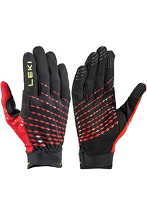 LEKI Ultra Trail Breeze, black-red-neonyellow, 6.0