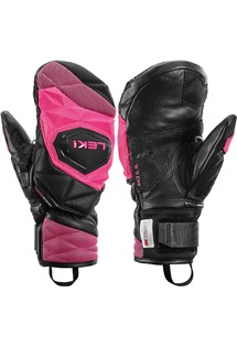 LEKI WCR Venom 3D Junior Mitt, black-pink, 4.0