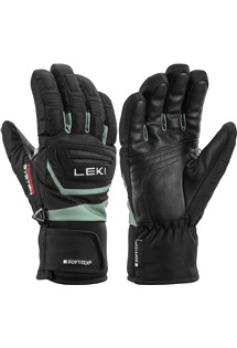 LEKI Griffin 3D Junior, black-dusty green, 4.0