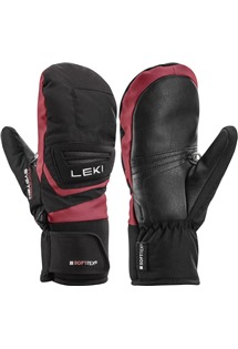 LEKI Griffin 3D Junior Mitt, black-rose, 4.0