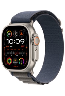 Apple Alpine Loop provlkac emnek Alpsk tah pro Apple Watch 42 / 44 / 45 / 49mm Blue S