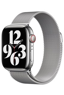 Apple Milanese Loop emnek milnsk tah pro Apple Watch 38 / 40 / 41mm Silver