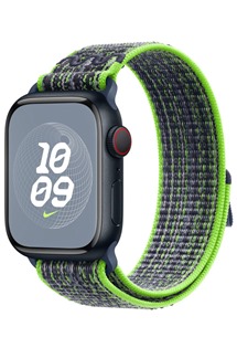 Apple Nike Sport Loop provlkac sportovn emnek pro Apple Watch 38 / 40 / 41mm Bright Green / Blue