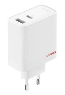 OnePlus SuperVOOC GaN Charger 80W USB-C/USB-A nabjeka s kabelem bl