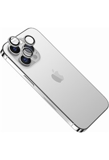 FIXED Camera Glass ochranná skla čoček fotoaparátů pro Apple iPhone 13 Pro / 13 Pro Max stříbrná