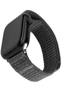 FIXED Nylon Sporty Strap nylonov emnek pro Apple Watch Ultra / 2 49mm tmav ed