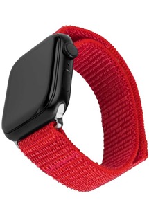 FIXED Nylon Sporty Strap nylonov emnek pro Apple Watch Ultra / 2 49mm erven