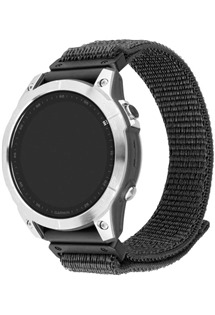 FIXED Nylon Sporty Strap nylonov emnek pro Garmin 22mm QuickFit tmav ed