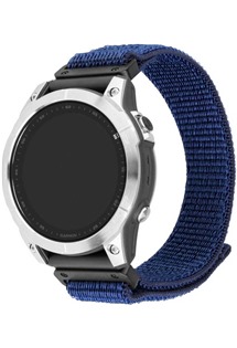 FIXED Nylon Sporty Strap nylonov emnek pro Garmin 26mm QuickFit tmav modr