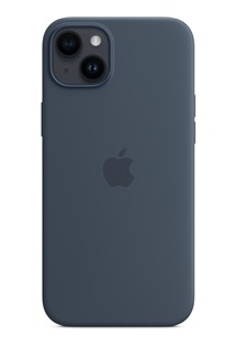 Apple silikonový kryt s MagSafe pro Apple iPhone 14 bouřkově modrý