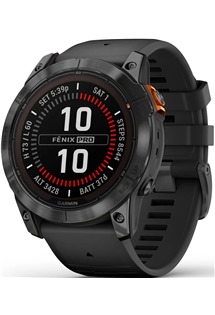 Garmin fenix 7X Pro Solar Gray Black