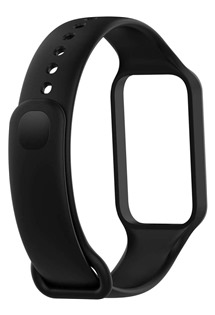 Xiaomi silikonov emnek pro Xiaomi Smart Band 8 Active / Redmi Smart Band 2 ern