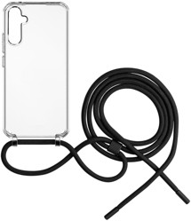 FIXED Pure Neck zadní kryt se šňůrkou na krk pro Samsung Galaxy A34 5G černý