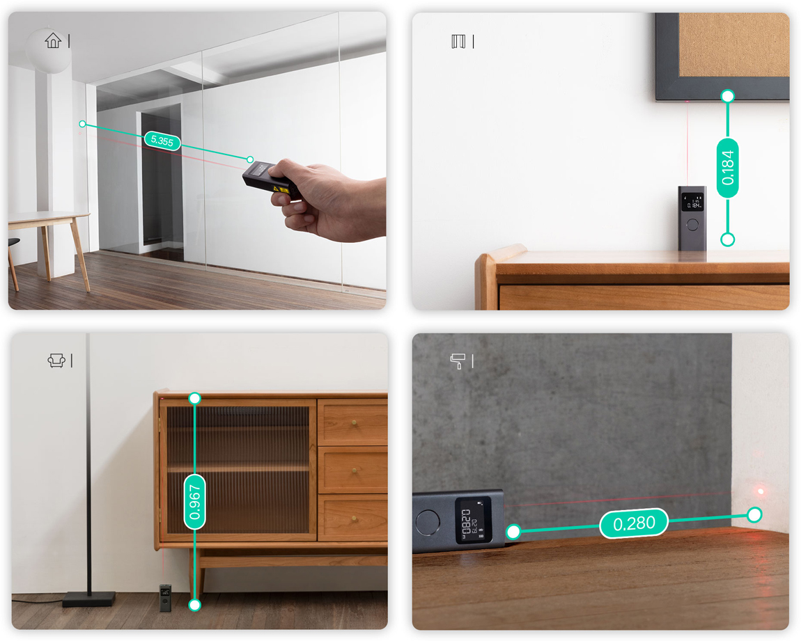 Xiaomi Smart Laser Measure laserový mi vzdálenosti